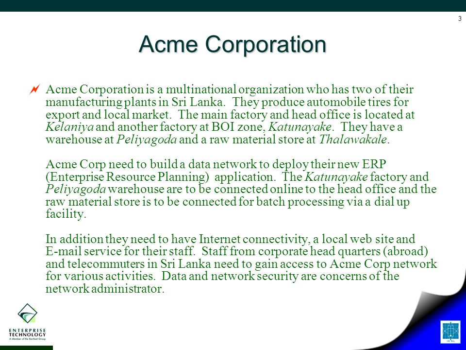 Business ethics at acme corporation essay